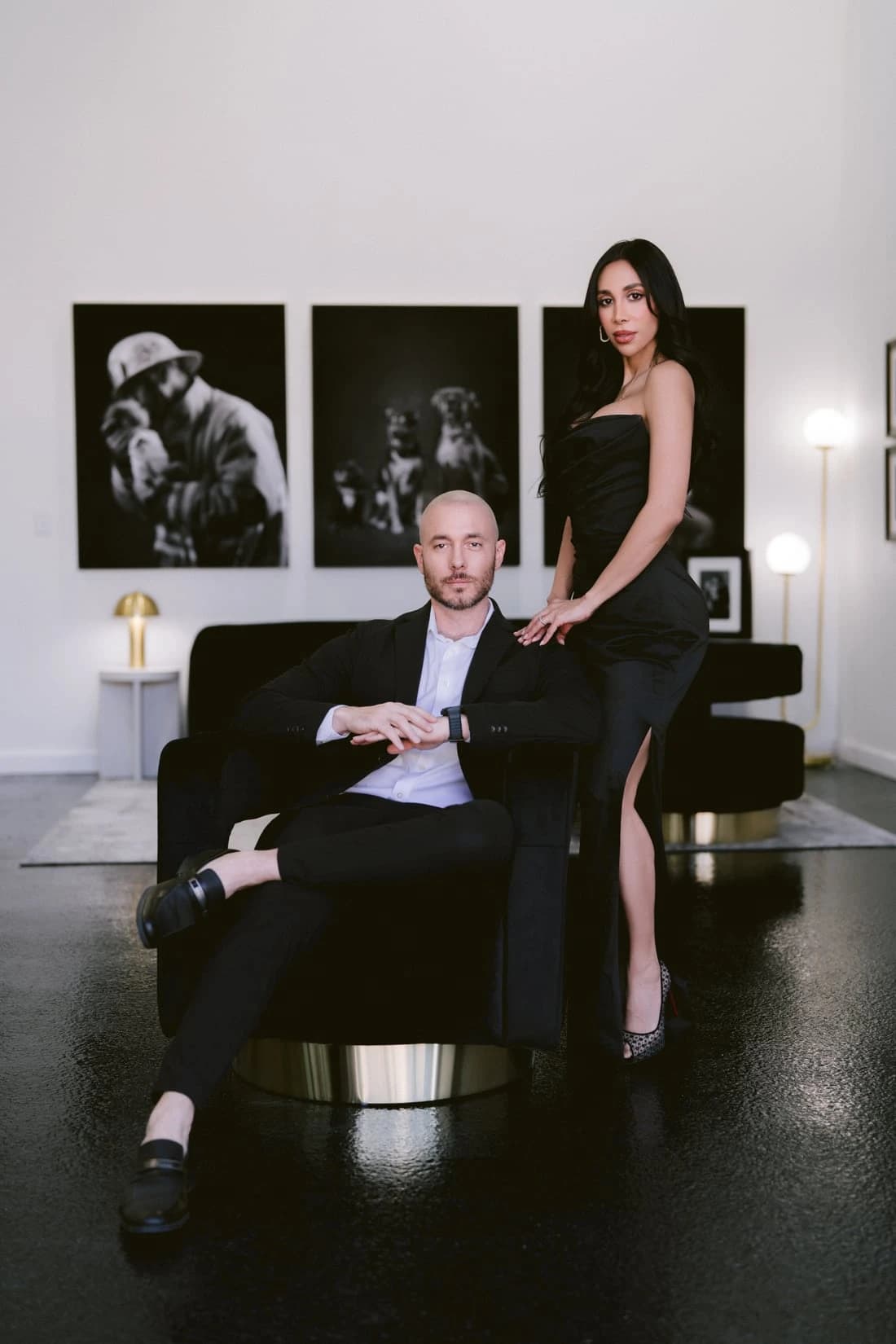 Michael and Jennifer Loizzi in their photography studio